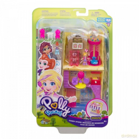 Zestaw figurek Polly Pocket Pollyville Słodki sklepik [FIGURKA]
