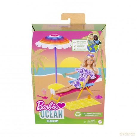 Zestaw plażowy Leżak Barbie Loves the Ocean