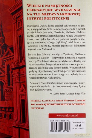 Kwartet aleksandryjski Pakiet - Lawrence Durrell [4xKSIĄŻKA]
