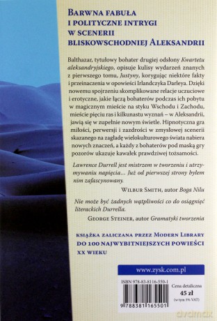 Kwartet aleksandryjski Pakiet - Lawrence Durrell [4xKSIĄŻKA]