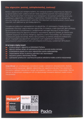 40 algorytmów, które powinien znać każdy programista. Nauka implementacji algorytmów w Pythonie - Imran Ahmad [KSIĄŻKA]