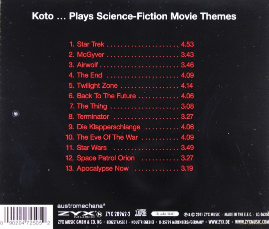 Koto: ...Plays Science-Fiction Movie [CD]