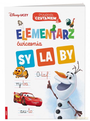 Disney uczy mix Elementarz. Ćwiczenia Sylaby USY-9301 [KSIĄŻKA]