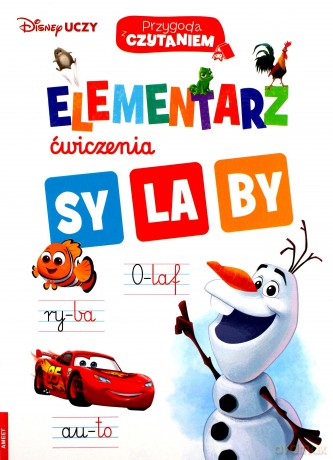 Disney uczy mix Elementarz. Ćwiczenia Sylaby USY-9301 [KSIĄŻKA]