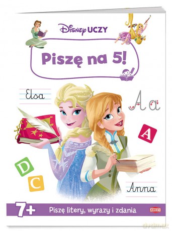Disney uczy mix Piszę na 5! USC-9301 [KSIĄŻKA]
