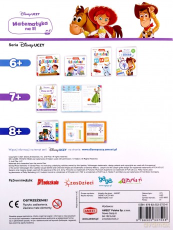 Disney uczy mix. Matematyka na 5! USC-9302 [KSIĄŻKA]