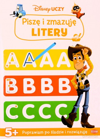 Disney uczy mix. Piszę i zmazuję litery US-9302 [KSIĄŻKA]