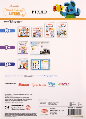 Disney uczy mix. Piszę i zmazuję litery US-9302 [KSIĄŻKA]