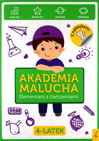Elementarz z ćwiczeniami 4-latek. Akademia Malucha [KSIĄŻKA]