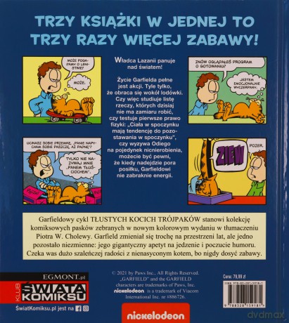 Garfield. Tłusty koci trójpak (Tom 10) [KSIĄŻKA]