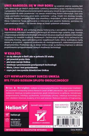 Jak Unix tworzył historię - Brian W. Kernighan [KSIĄŻKA]