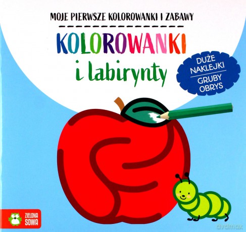 Kolorowanki i labirynty. Moje pierwsze kolorowanki i zabawy [KSIĄŻKA]