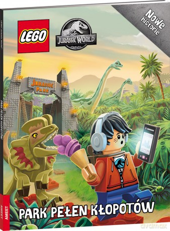 LEGO Jurassic World Park pełen kłopotów LWR-6202 [KSIĄŻKA]