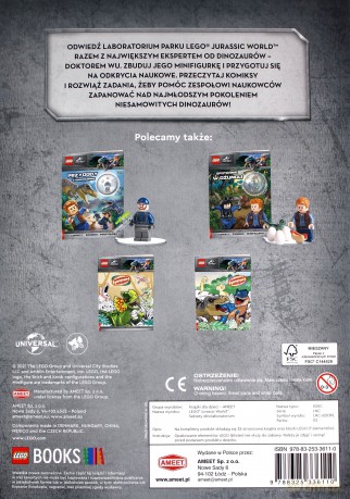 LEGO Jurassic World Sekrety dinolaboratorium LNC-6203 [KSIĄŻKA]