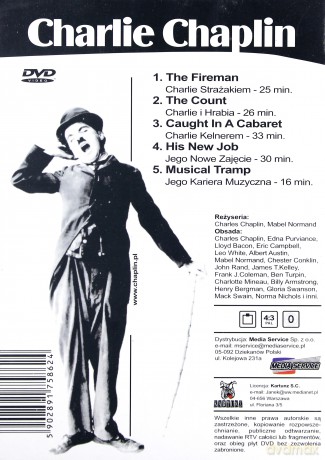 Charlie Chaplin: Charlie strażakiem i inne (5 filmów) [DVD]
