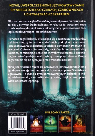 Młot na czarownice. Malleus Maleficarum - Heinrich Kramer, Jacob Sprenger [KSIĄŻKA]