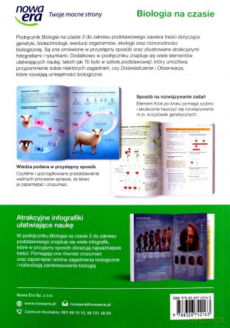 Nowe biologia na czasie podręcznik 3 liceum i technikum zakres podstawowy - Jolanta Holeczek [KSIĄŻKA]