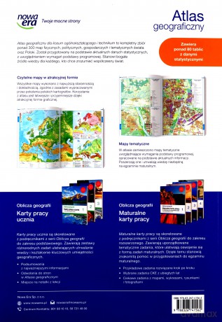 Nowe geografia atlas liceum i technikum EDYCJA 2021 [KSIĄŻKA]