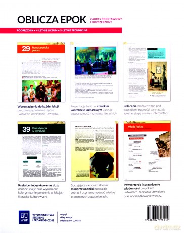 Nowe język polski Oblicza epok podręcznik 3 część 1 liceum i technikum zakres podstawowy i rozszerzony - Chemperek Dariusz, Kalbarczyk Adam, Trześniowski Dariusz [KSIĄŻKA]
