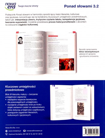 Nowe język polski Ponad słowami podręcznik klasa 3 część 2 liceum i technikum zakres podstawowy i rozszerzony [KSIĄŻKA]