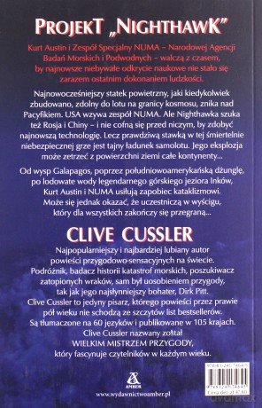 Projekt Nighthawk - Clive Cussler, Graham Brown [KSIĄŻKA]