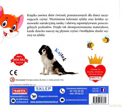 Uczymy się czytać sylabami z liskiem - Katarzyna Michalec [KSIĄŻKA]