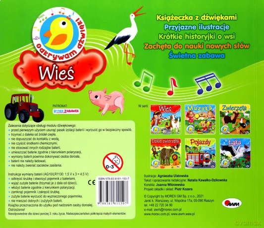 Wieś. Odkrywam dźwięki - Natalia Kawałko-Dzikowska [KSIĄŻKA]