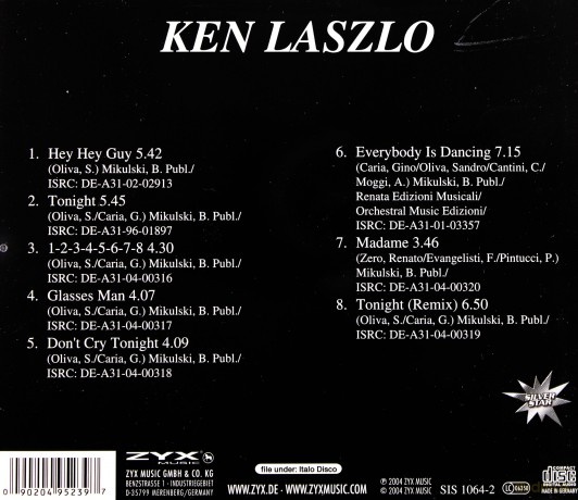 Ken Laszlo [CD]