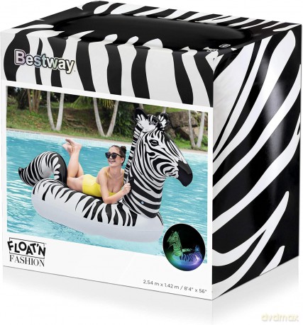 Zebra dmuchana z podświetleniem