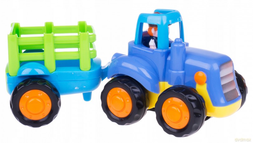 Auto mini z przyczepą 16 cm