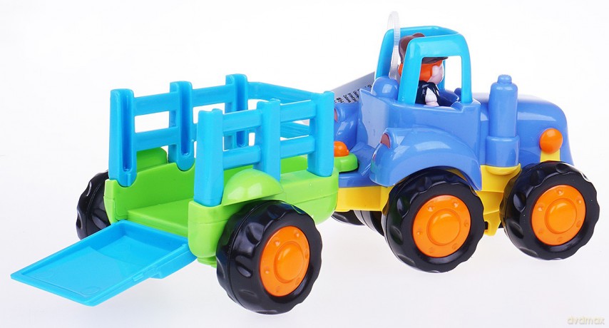 Auto mini z przyczepą 16 cm