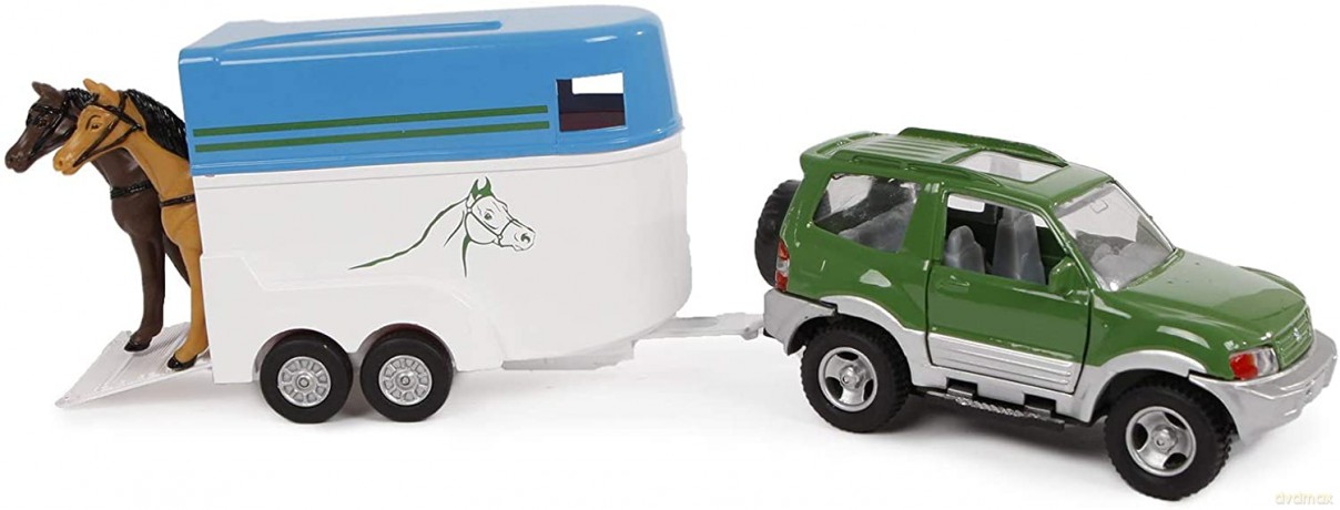 Auto przyczepa z dwoma końmi 35 cm