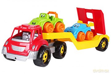 Auto transporter z samochodami