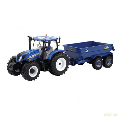 TOMY Britains traktor New Holand T6+przycz