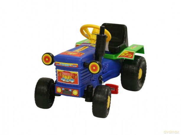 Traktor na pedały duży mix kolorów