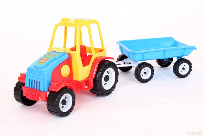 Traktor z przyczepą
