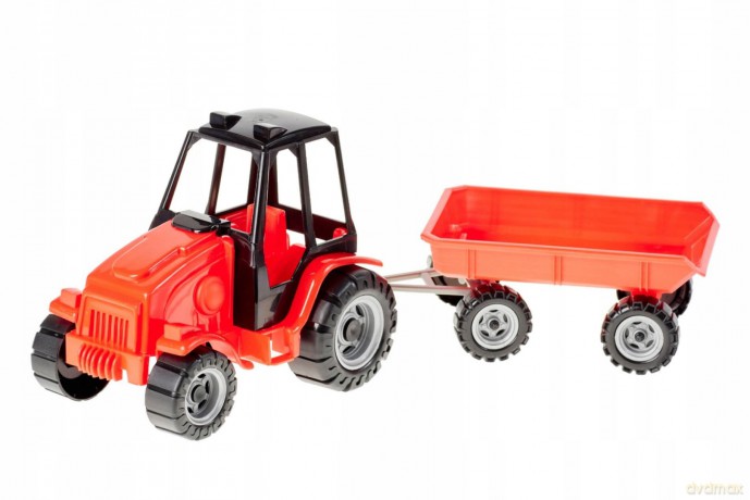 Traktor z przyczepą