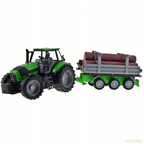 Traktor z przyczepą