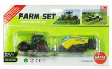 Traktor z przyczepą