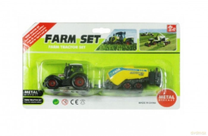 Traktor z przyczepą