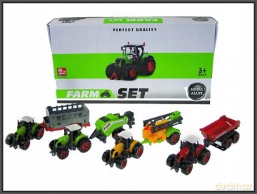 Traktor z przyczepą 23 cm 4rodz
