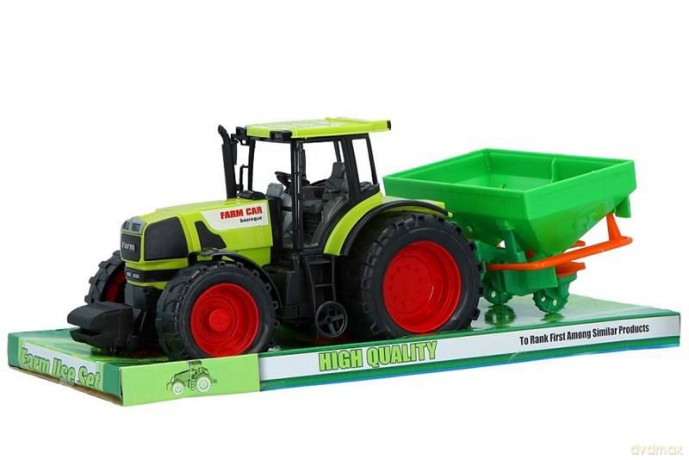 Traktor z siewnikiem