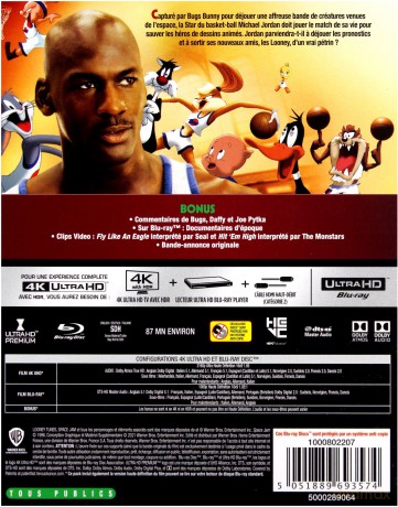 Space Jam (Kosmiczny mecz) (steelbook) [Blu-Ray 4K]+[Blu-Ray]