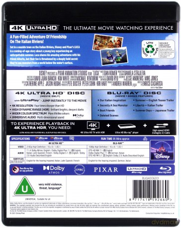 Luca [Blu-Ray 4K]+[Blu-Ray]