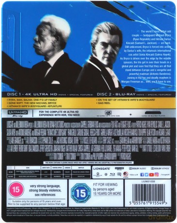 Hitman's Wife's Bodyguard (Bodyguard i żona zawodowca) (steelbook) [Blu-Ray 4K]+[Blu-Ray]