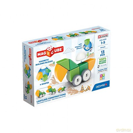 GEOMAG Magicube 4 el. Shapes Recycled Wheels 13 el. (G202) [KLOCKI]