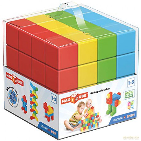 GEOMAG Magicube Full Color Recycled Crystal 64 el. (G057) [KLOCKI]