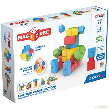GEOMAG Magicube Full Color Recycled Try me 64 el. (G069) [KLOCKI]