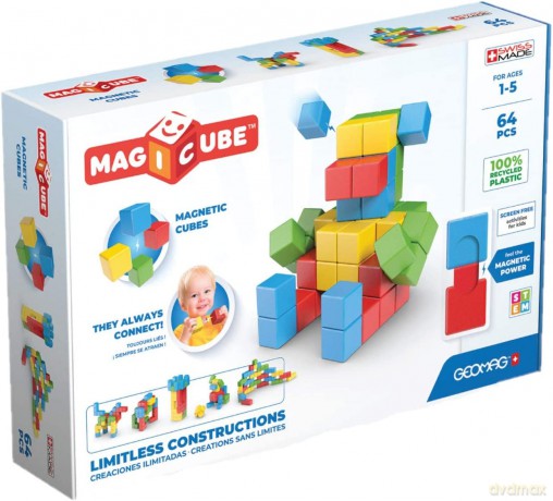 GEOMAG Magicube Full Color Recycled Try me 64 el. (G069) [KLOCKI]