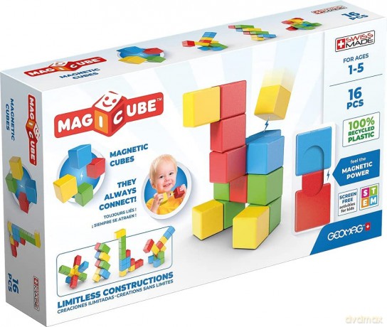 GEOMAG Magicube FullColor Recycled Try me 16 el. (G067) [KLOCKI]